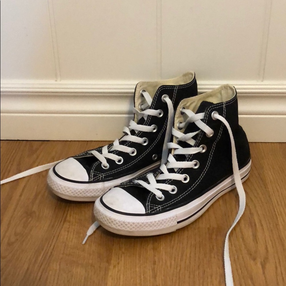 Black High Top Converse